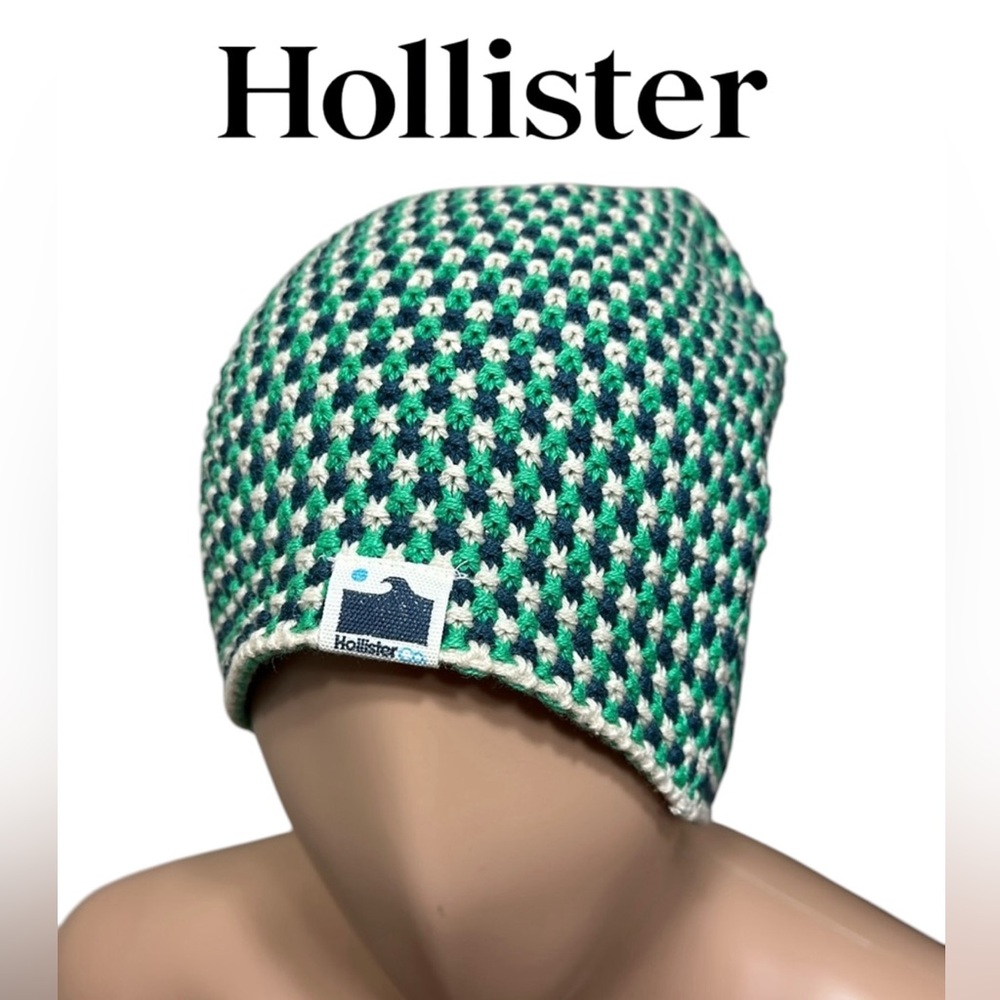 353. Vintage Hollister beanie knit cap unisex one size fits all